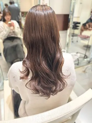 ロング デジタルパーマ/ キミシマカイトのヘアスタイル