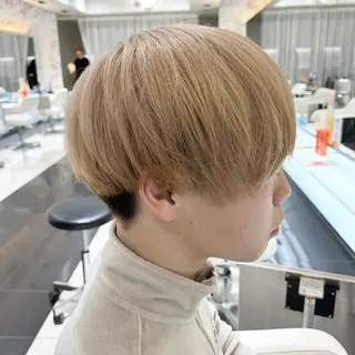 ショート カラー メンズ NYNY姫路本店 メンズパーマ藤川時也のヘアスタイル