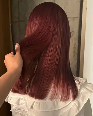 ロング カラー 亜海 /縮毛矯正のヘアスタイル