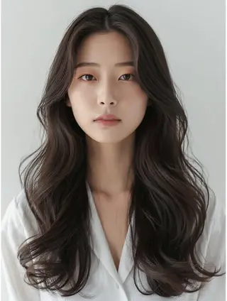 ロング 💎韓国風レイヤー/ 髪質改善💎ふじさくのヘアスタイル