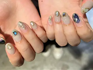 ネイル fumina 💚💛のネイルデザイン