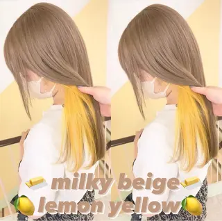 カラー 渋谷:インナーカラー ／🍒エリカ🍒のヘアスタイル