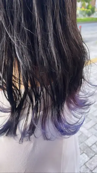 ミディアム カラー 💞暖色カラー 💞risaのヘアスタイル