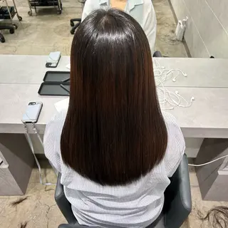 ミディアム 割れ癖も直す髪質改善 美容師✨みやたのヘアスタイル