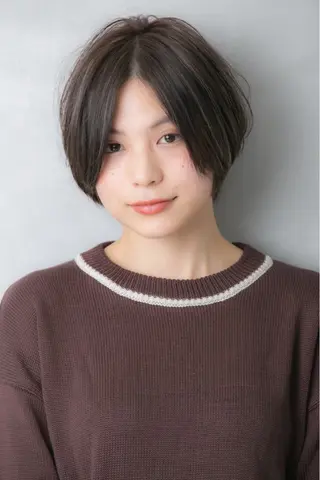 ショート カラー 巻けるケア縮毛矯正✨ ケアカラー✨山下のヘアスタイル