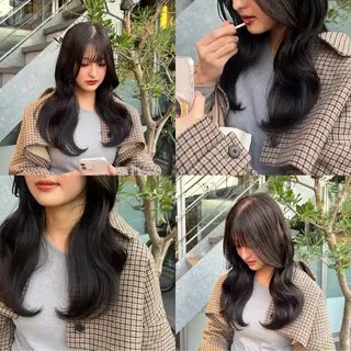 ロング 西村 清花のヘアスタイル
