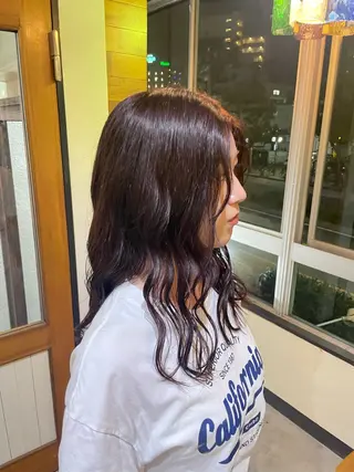 ロング カラー iro+soi所属・iro+soi はるかのヘアスタイル