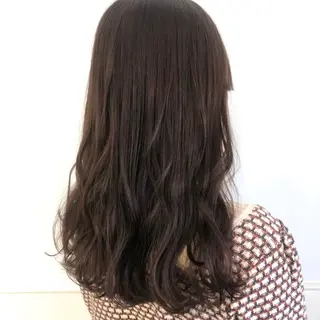 セミロング カラー ParveMix いしいまお🌼のヘアスタイル