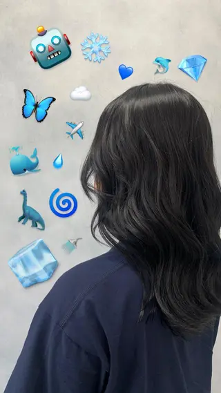 セミロング 🌶推しカラー RINA🌶´-のヘアスタイル