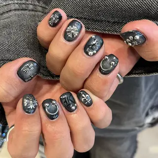 メンズ ネイル メンズパーマ/ メッシュ📍ユリのヘアスタイル