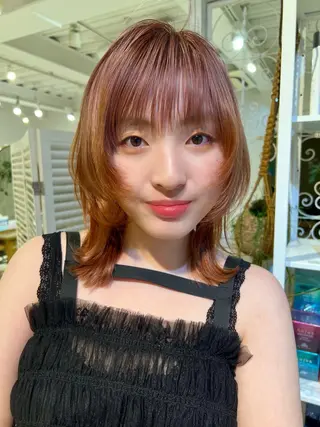 ミディアム 韓国ヘア 🎀華澄のヘアスタイル