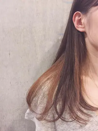 ロング カラー パーマ 土屋かすみ✁︎. ꙳ 姫カットのヘアスタイル