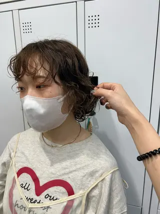 ショート パーマ 🌸U-topia 🌸伊藤穂乃花🌸のヘアスタイル
