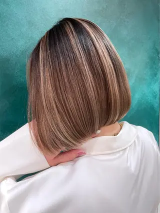ミディアム カラー Labimani ラビマーニ所属・西林麗雄12月 空きあります!のヘアスタイル