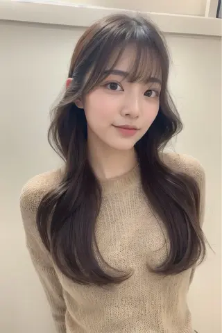 ロング カラー ヘアアレンジ liberte(リベルテ)所属・🤍韓国髪質改善🤍 クメユウキのヘアスタイル