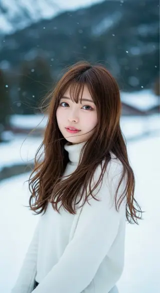 ロング 高堰 朱羽のヘアスタイル