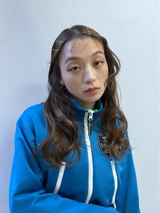 ロング mee.所属・カットモデル募集中 / ベージュ/あづきのヘアスタイル