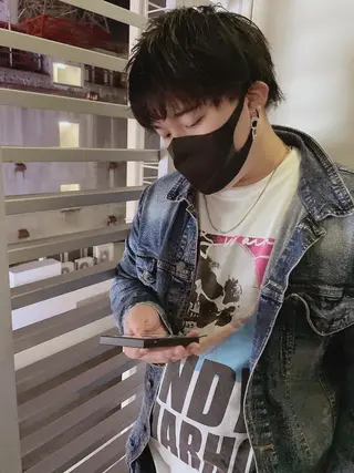 ショート カラー ヘアアレンジ メンズ メンズZina代表 田端 麗治のヘアスタイル