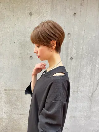 ショート ショート特化 阿部聖のヘアスタイル
