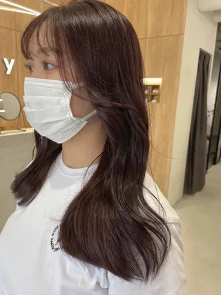 ロング カラー 半個室女性salon 🩰Natsumiのヘアスタイル