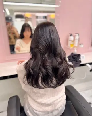 ロング miku/ラベンダー 透明感カラー🪻❤︎のヘアスタイル