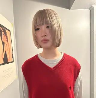 カラー yume☆ハイトーン 🪐デザイン🦠のヘアスタイル