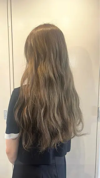 ロング カラー ヘアアレンジ HIMENO🫧 stylist🤍のヘアスタイル