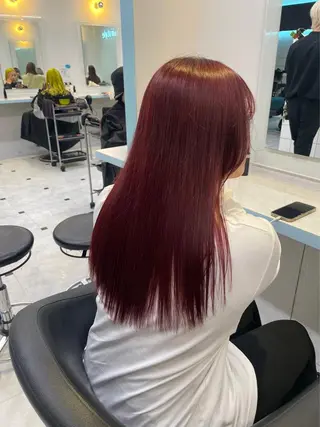 カラー 🎀愛されピンク ラベンダー💜ゆいのヘアスタイル