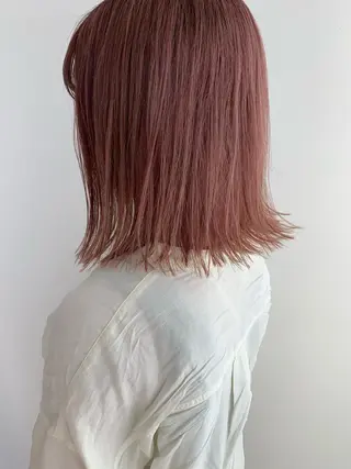 ミディアム カラー ANY／SUE 千葉パーマのヘアスタイル