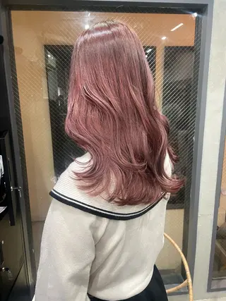 セミロング カラー AIRI layer cut hairのヘアスタイル