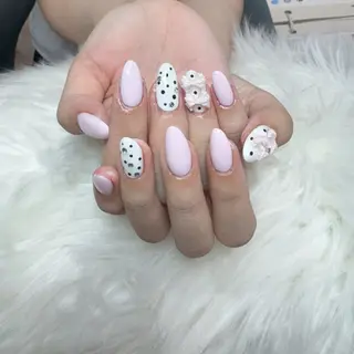 ネイル 🎀 Lemode ワンホンネイル🎀のネイルデザイン