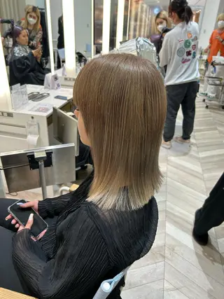 ミディアム カラー ✨ダメージを感じない 美髪ヘア✨　野口春貴のヘアスタイル