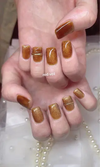 ミディアム ネイル 長さ出し専門 nynaのネイルデザイン