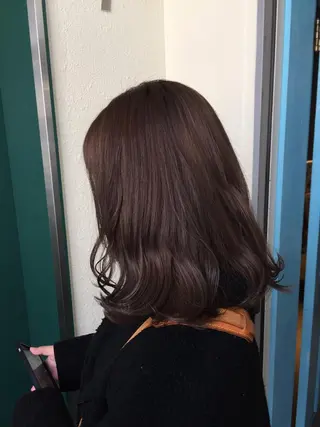 ミディアム カラー 💘透明感カラー💘 沖本 将宏のヘアスタイル