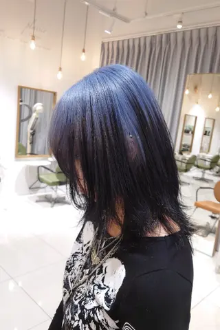ミディアム 新潟ハイトーンカラー NO.1✨ 小川 巧のヘアスタイル