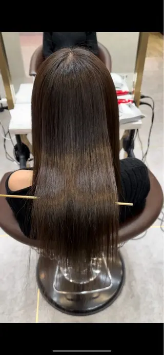 ロング カラー パーマ 【美髪矯正】 吉村　清志のヘアスタイル