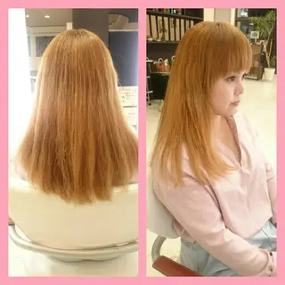 セミロング キンジョウ エナミのヘアスタイル