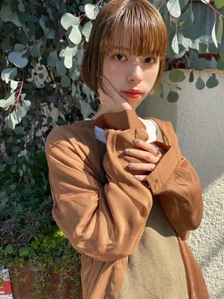 カラー 亀井 里奈のヘアスタイル