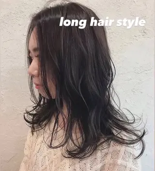 カラー はるか/阪急茨木/髪 質改善/透明感カラーのヘアスタイル