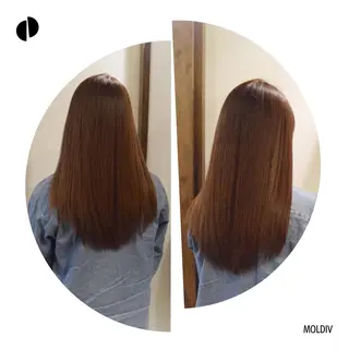 セミロング ロング カラー ✨縮毛矯正✨髪質改善 ナカシマ ユミのヘアスタイル