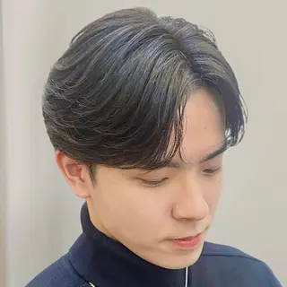 ミディアム パーマ メンズ Vicke所属・メンズ専門/韓国風 ❤️🔥吉野あいかのヘアスタイル