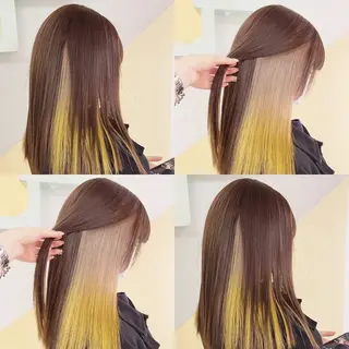 カラー 渋谷:インナーカラー ／🍒エリカ🍒のヘアスタイル