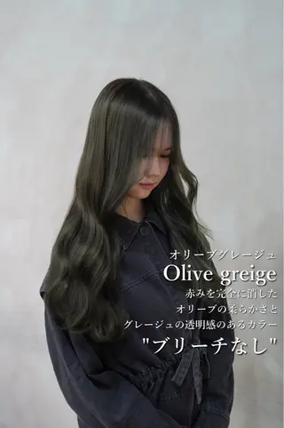 カラー ✨ブリーチなし透明感 カラー✨松村 潤のヘアスタイル