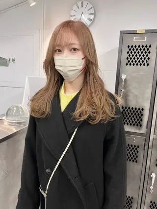 セミロング カラー 樫原裕二 /柔らかいカラーのヘアスタイル