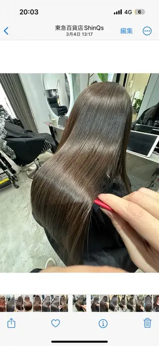 ロング カラー 韓国ヘア✨美髪矯正✨ 高橋大河のヘアスタイル