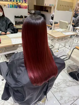 ロング カラー 暖色系ツヤカラー コトノ🫧のヘアスタイル