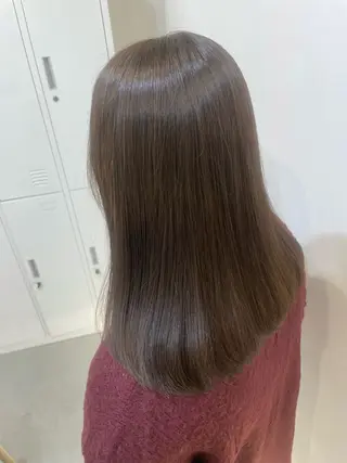 セミロング mihane fit standのヘアスタイル