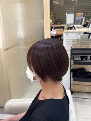 ショート カラー 🍁艶カラー🍁 ✨パーマ✨又吉のヘアスタイル