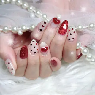 ネイル 🎀Mai 🎀12/17空✩⡱のネイルデザイン