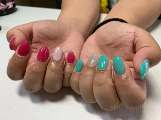 ネイル rukianail 新里のネイルデザイン
